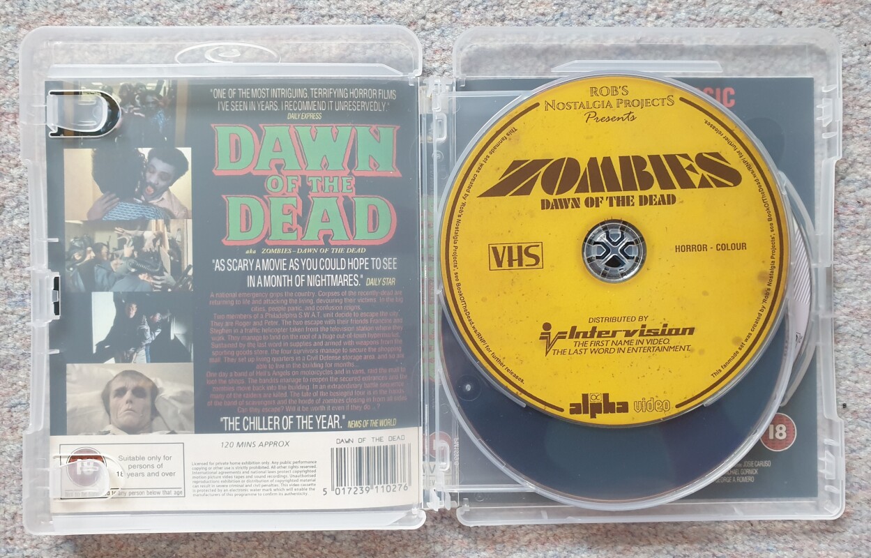 Rob's Nostalgia Projects - Dawn Of The Dead Blu-Ray