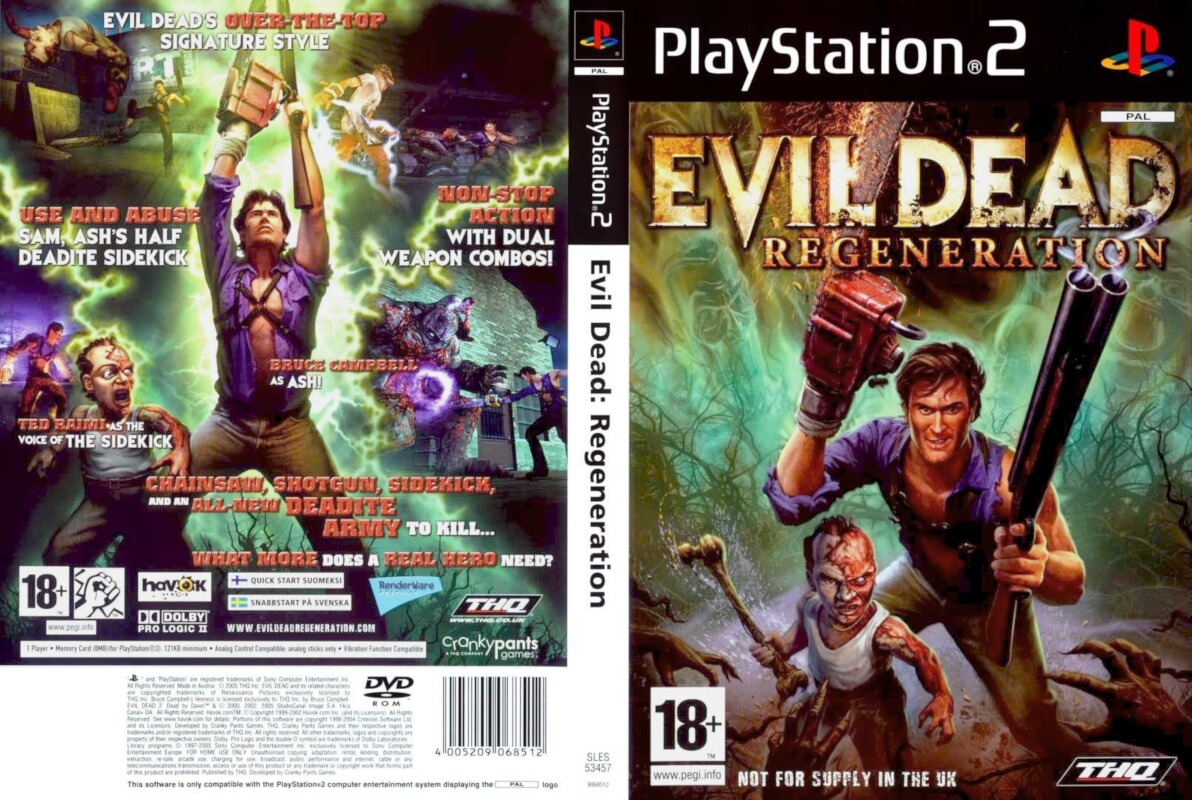 Evil Dead: Regeneration (Sony PlayStation 2, 2005) for sale online