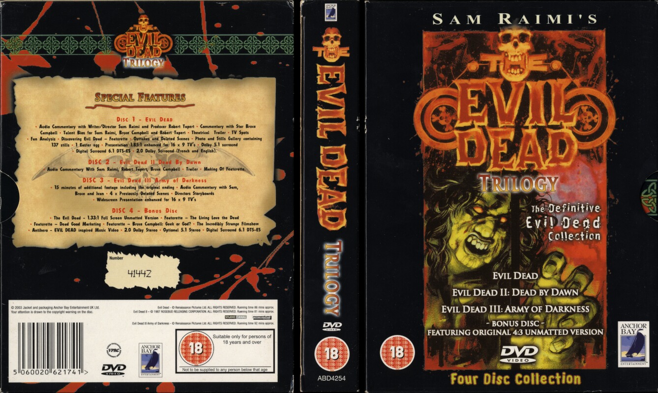 The Evil Dead Full Screen DVDs & Blu-ray Discs for sale