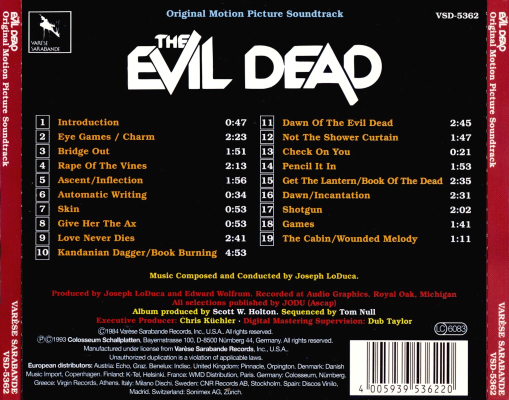 Stream The Evil Dead (1981) - Bridge Out - Composed and conducted